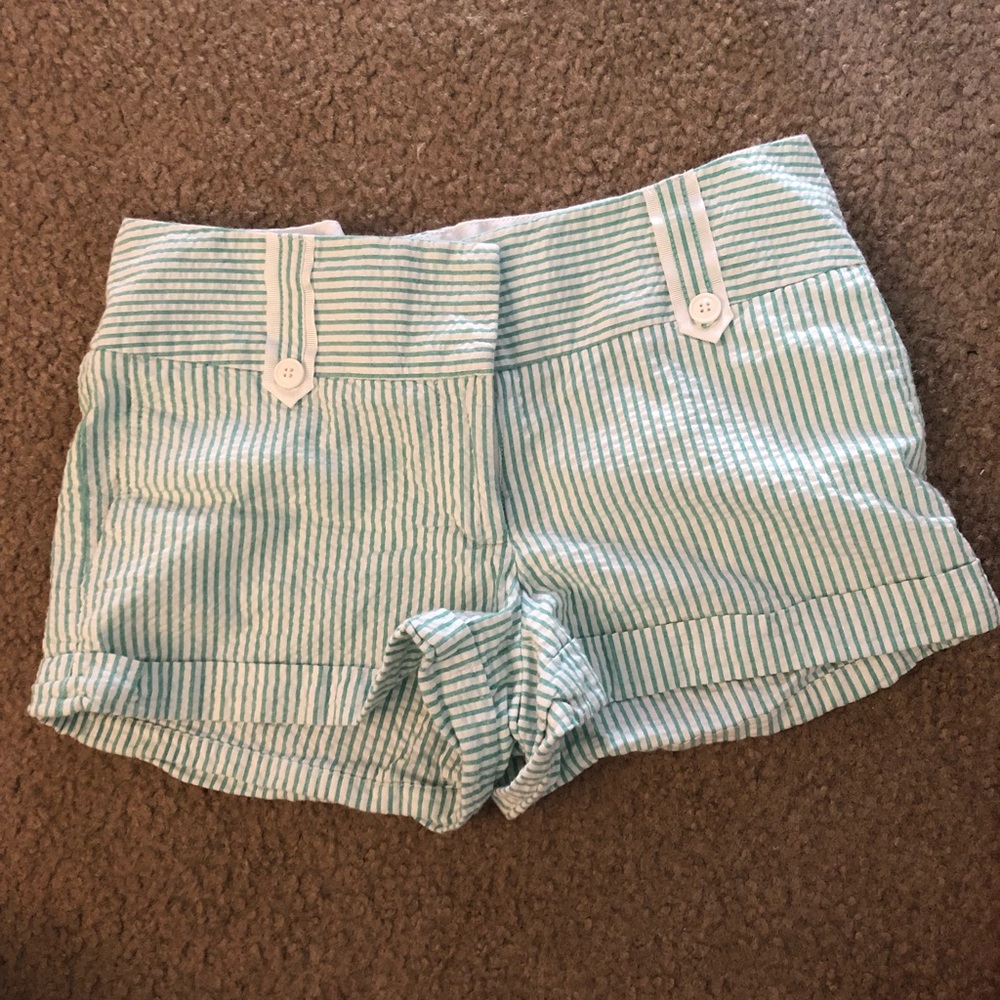 Charlotte Russe Pinstripe Shorts